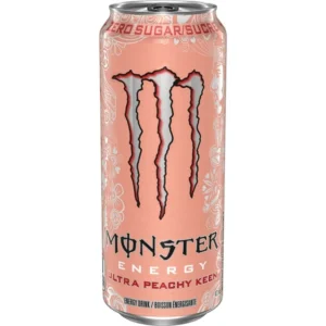 Monster Energy Ultra Peachy Keen Zero Sugar Can, 473 mL, 473ML