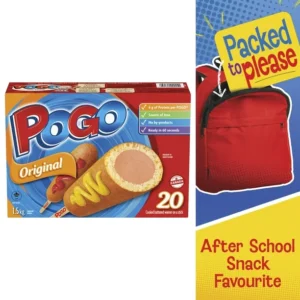 POGO® Original corn dogs 20-pack, 1.5 kilograms, Prepared in Canada, 1.5 kg