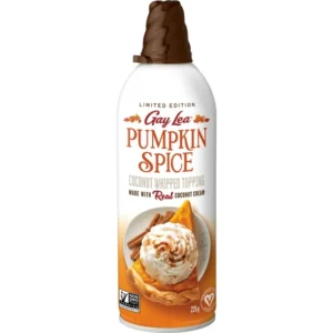 PUMPKIN SPICE WHIP, Gay Lea Pumpkin Spice Coconut Whipped Topping 225g