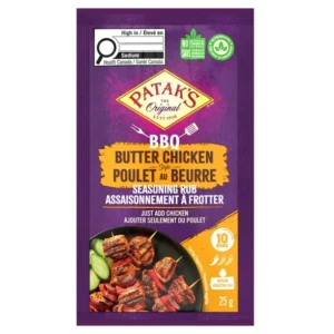 Patak's BBQ Butter Chicken Seasoning Rub, 25g, PATAK'S BBQ BUTTER CHICKEN SEASONING RUB, 25GR