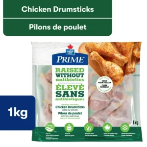 Prime Raised Without Antibiotics Chicken Drumsticks, 1 kg