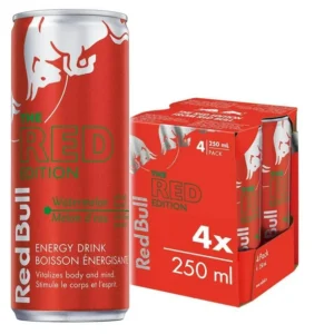 Red Bull Energy Drink, Watermelon, 250ml (4 pack), 4 x 250 mL