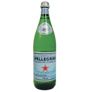 SAN PELLEGRINO Sparkling Carbonated Water – 750 mL Glass Bottle, 750ML Bottle