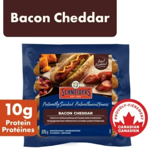 Schneiders Bacon Cheddar Smoked Sausages, 375 g