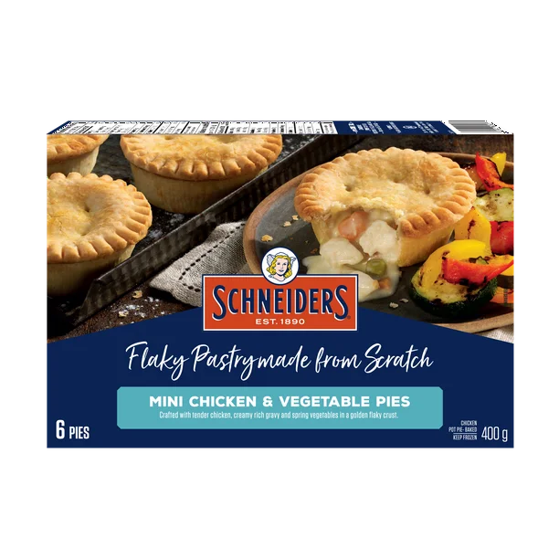 Schneiders Mini Chicken & Vegetable Pies, 400g
