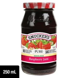 Smucker's Pure Seedless Raspberry Jam 250mL, 250 mL