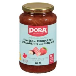 TRADITIONAL STRAWBERRY and RHUBARB WITH PECTIN, LIGHT STAWBERRY RHUBARB