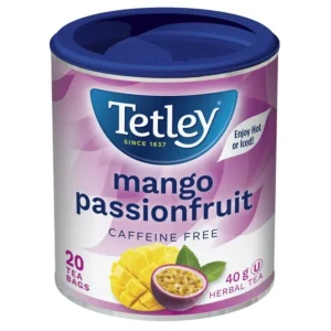 Tetley Mango Passionfruit Herbal Tea, Tetley Mango passionfruit