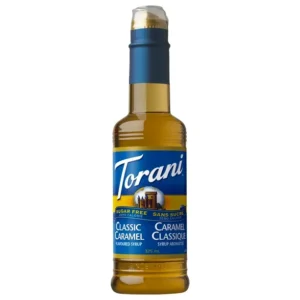 Torani Sugar Free Classic Caramel Flavoured Syrup, 375 mL