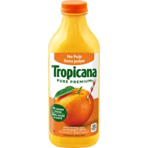 Tropicana 100 % Pure Orange Juice No Pulp 1.36L, 1.36L TROPNP