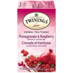 Twinings Pomegranate Raspberry Herbal Tea, Pack of 20 Tea Bags