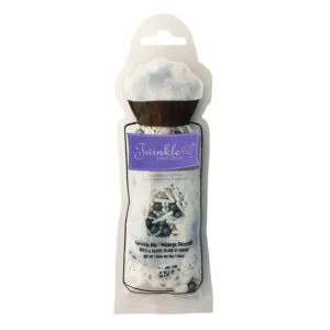Twinkle Sprinkles WHT & SILVER 30g, Sprinkles 30g WHT & SILVER Mix Pouch