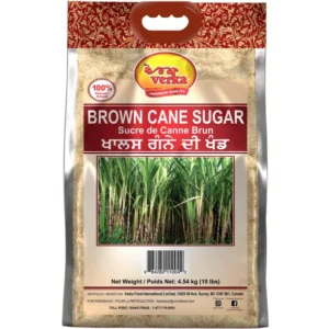 Verka Brown Cane Sugar, 10 lbs, 100% Natural
