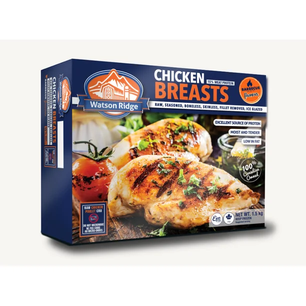 Watson Ridge Seasoned Chicken Breasts, BBQ, WR Chicken Breast, BBQ