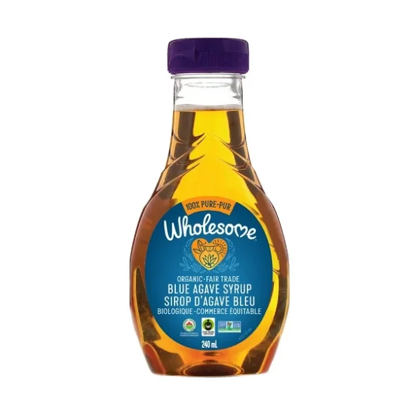 Wholesome Sweeteners Organic Blue Agave Syrup, 240 ML