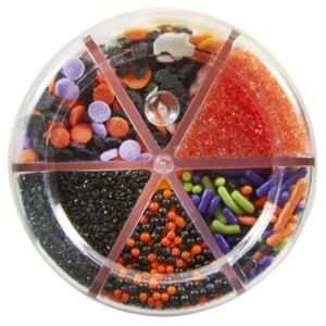 Wilton Halloween 6-Cell Sprinkles Mix, 186 g, 186 g, Assorted 6-Cell