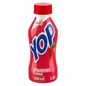 Yoplait Yop 1% Drinkable Yogurt, Strawberry, Yogurt Drink, 200 mL, 200 mL