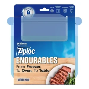 Ziploc® Endurables Medium Pouch, Reusable Silicone, 473mL