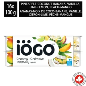iÖGO Tropical Yogurt Cups 1.5%, 4x100g